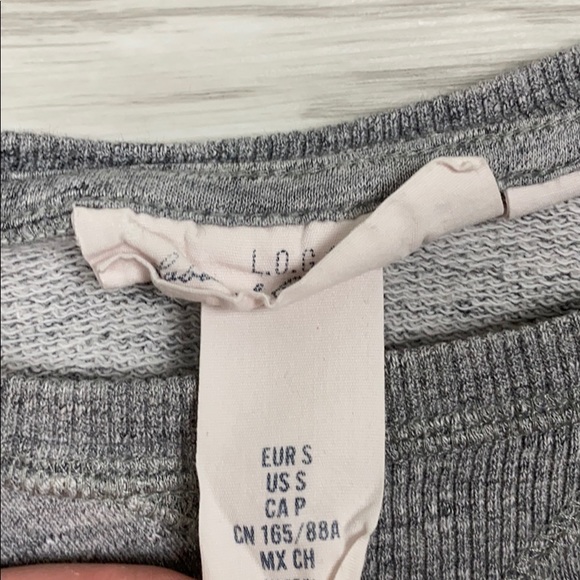 Label Of Graded Goods Crew Neck Gray Sweater - Picture 5 of 7
